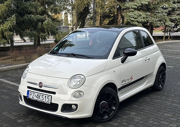 Fiat 500 cena 29900 przebieg: 135000, rok produkcji 2013 z Poznań małe 631